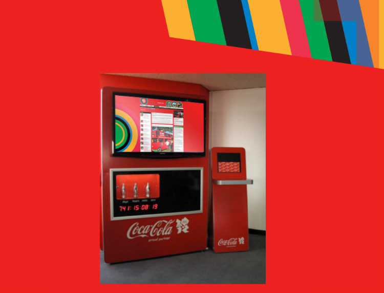 Photograph of the Coca-Cola Olympic Zone