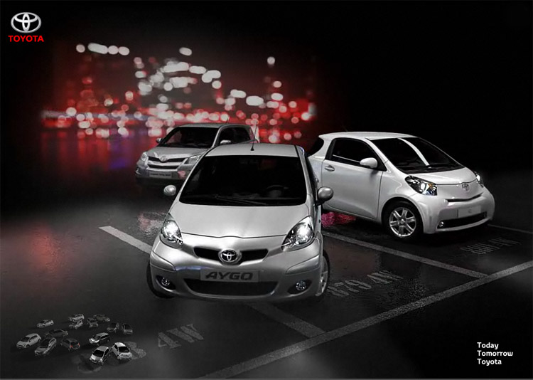 Screenshot of the Toyota Range Experience